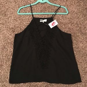 WAYF black lace up tank